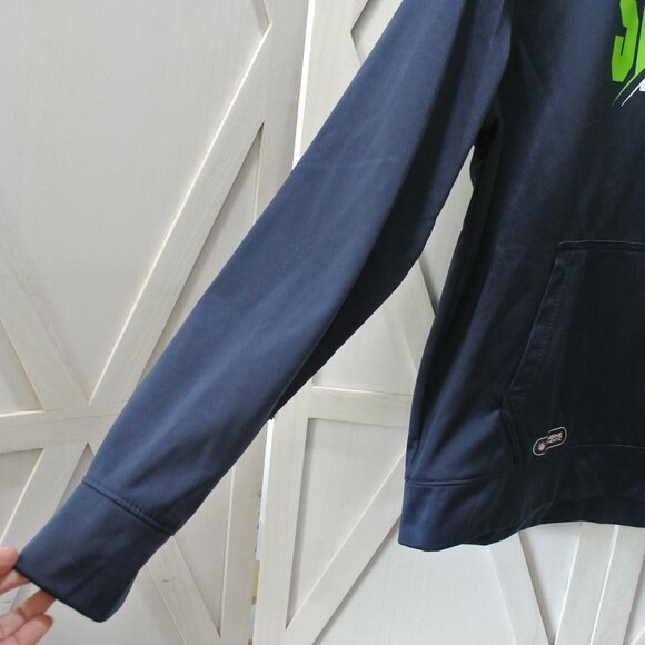 New Era NFL Seattle Seahawks Men's Pullover Performance Fleece Hoodie - Picture 5 of 6